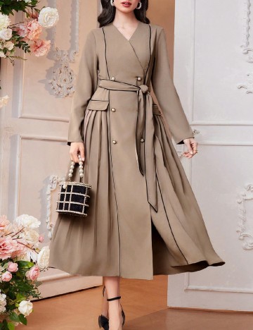 
						Rochie medie SHEIN, maro