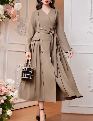 Rochie medie SHEIN, maro Maro