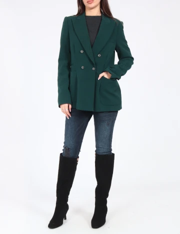 Sacou Zara, verde inchis