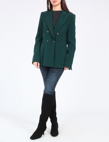 
						Sacou Zara, verde inchis