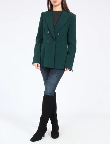 Sacou Zara, verde inchis