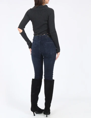 Bluza Bershka, gri inchis Gri