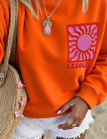 Bluza SHEIN, portocaliu Portocaliu