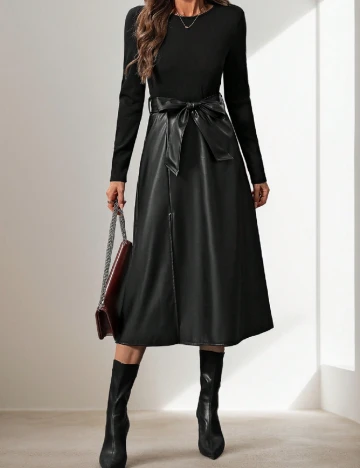 Rochie medie SHEIN, negru Negru