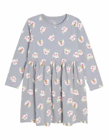 Rochie Cool Club, gri Gri