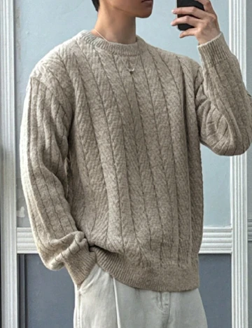 Pulover Dazy, bej Crem