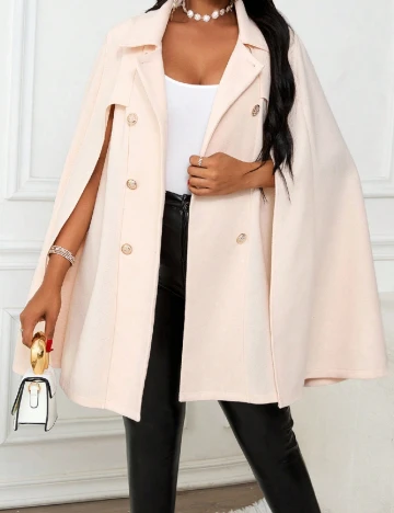 Poncho SHEIN CURVE, corai Roz