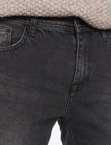 Blugi Pull&Bear, gri inchis