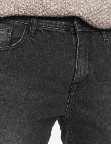 Blugi Pull&Bear, gri inchis Gri