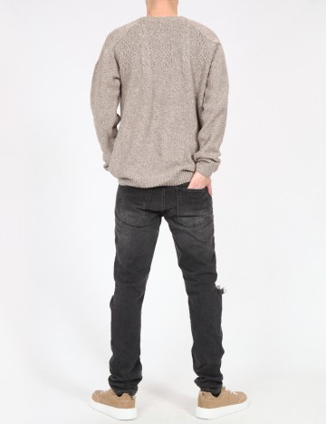 Blugi Pull&Bear, gri inchis