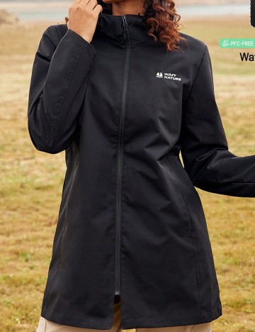 
						Geaca impermeabila In My Nature, negru