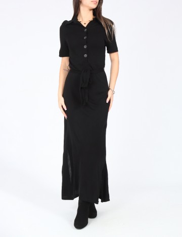 Rochie lunga Massimo Dutti, negru