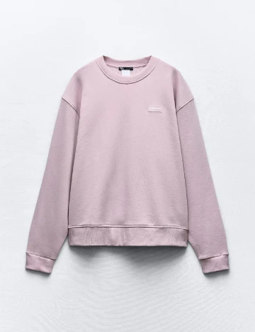 Bluza Oversize Zara, roz pudra inchis Roz