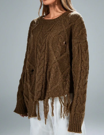 Pulover SHEIN, kaki Verde