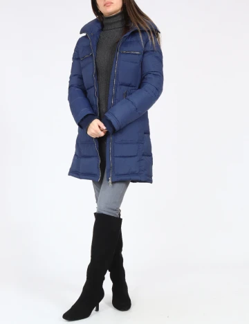 Geaca Zara, albastru Albastru