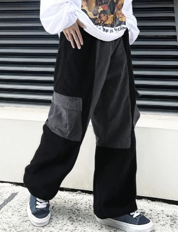 Pantaloni Shein Kids, negru Negru