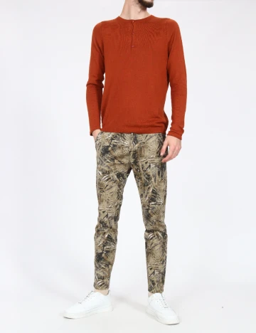 Pantaloni Zara, kaki Verde