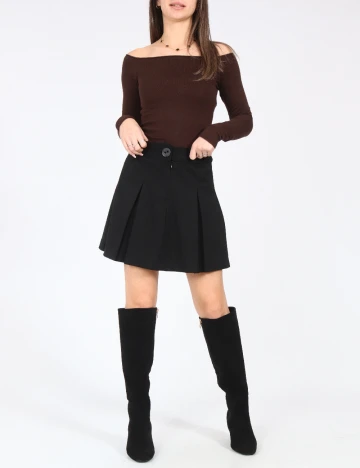 Fusta Zara, negru Negru