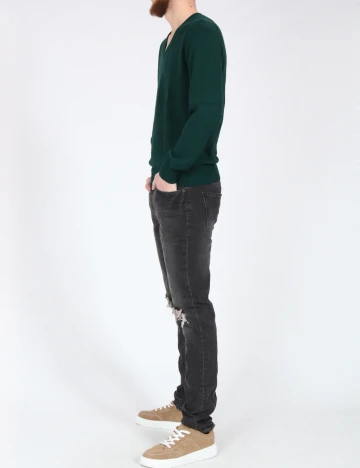 Bluza Zara, verde inchis Verde