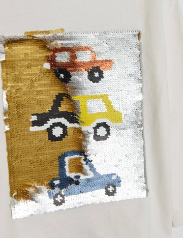 Bluza Cool Club, alb Alb