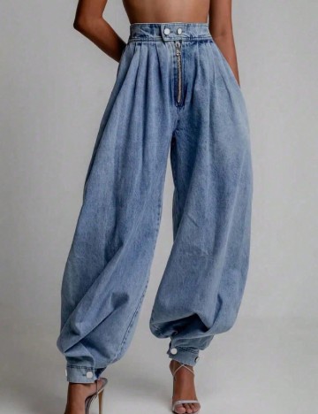 
						Blugi SHEIN, albastru