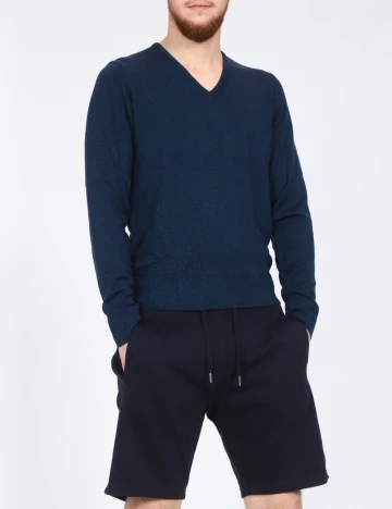 Pantaloni scurti Zara, bleumarin Albastru