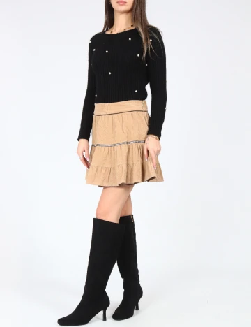 Fusta Zara, crem Crem