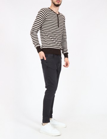 Bluza Zara, maro/ecru