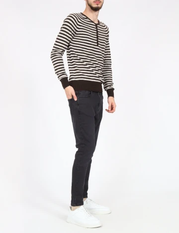 Bluza Zara, maro/ecru Maro