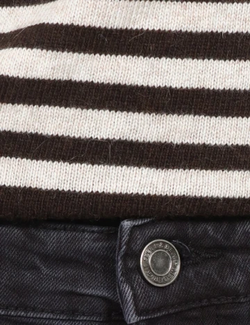 Bluza Zara, maro/ecru Maro