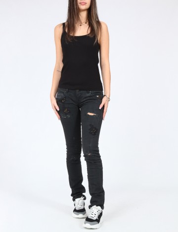 
						Blugi Bershka, negru