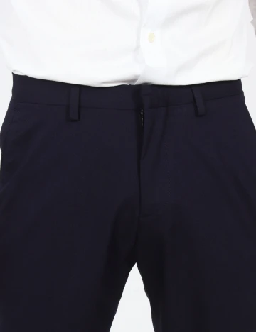 Pantaloni Zara, bleumarin Albastru