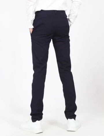Pantaloni Zara, bleumarin Albastru
