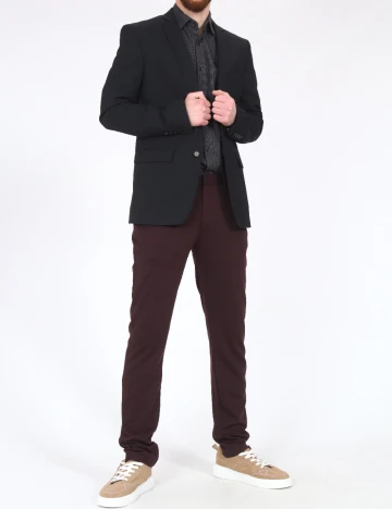 Pantaloni Zara, pruna Mov