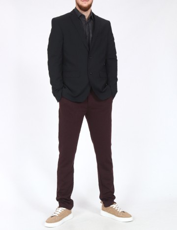 Pantaloni Zara, pruna