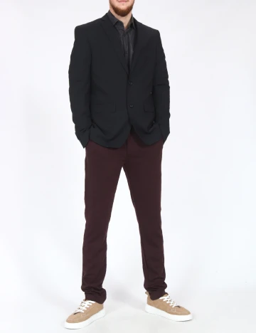 Pantaloni Zara, pruna Mov