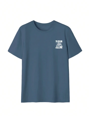 Tricou SHEIN, albastru Albastru