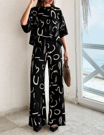 Compleu SHEIN, negru Negru