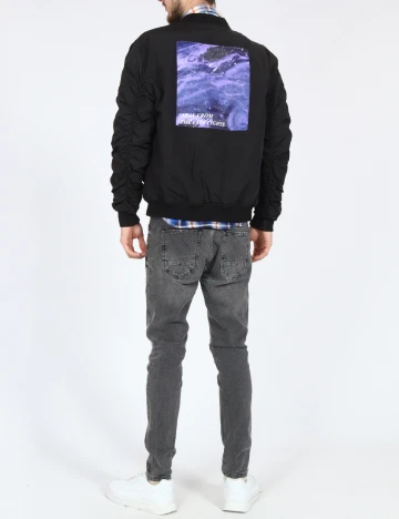 Jacheta Bershka, negru Negru