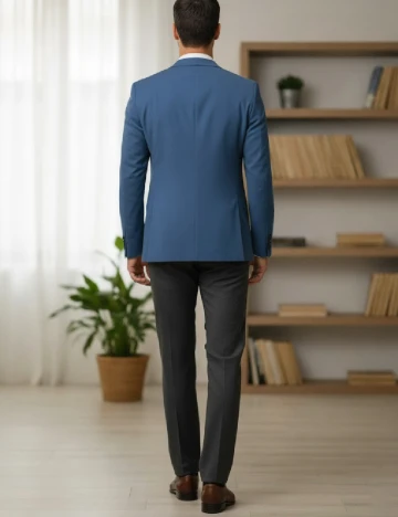 Sacou Zara, albastru Albastru