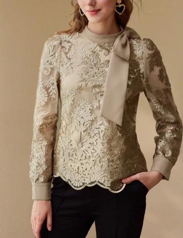 Bluza MOTF, maro Maro