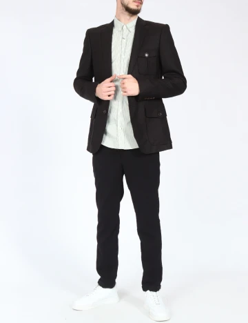 Sacou Zara, maro inchis Maro