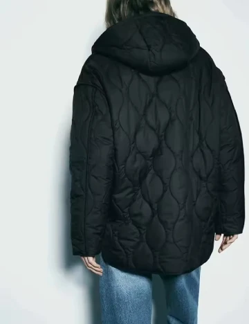 Geaca Zara, negru Negru