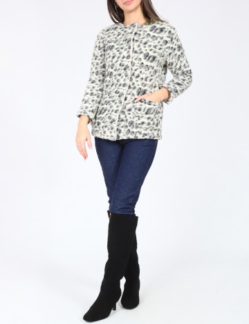 Jacheta Zara, alb/negru