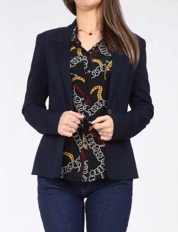 Sacou Bershka, bleumarin