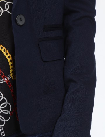 Sacou Bershka, bleumarin