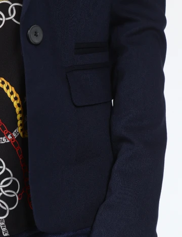 Sacou Bershka, bleumarin Albastru