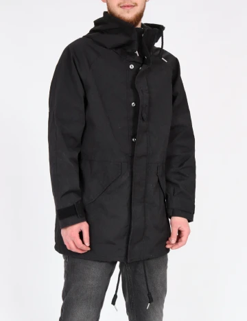 Geaca Pull&Bear, negru Negru