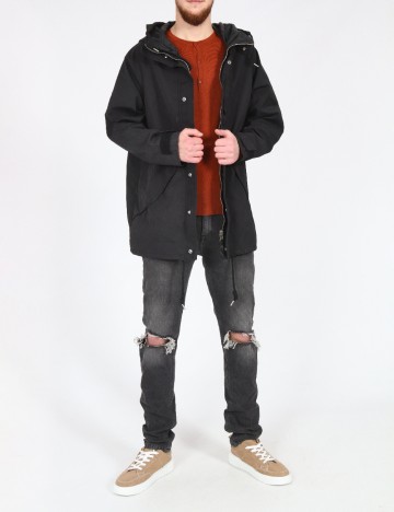 Geaca Pull&Bear, negru