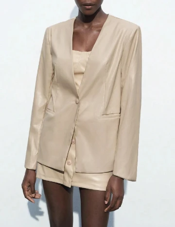 Sacou SHEIN, crem Crem